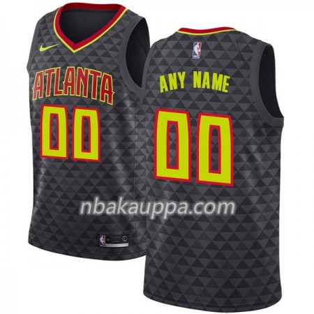 Atlanta Hawks Custom Nike 2017-18 Musta Pelipaidat Swingman - Miesten